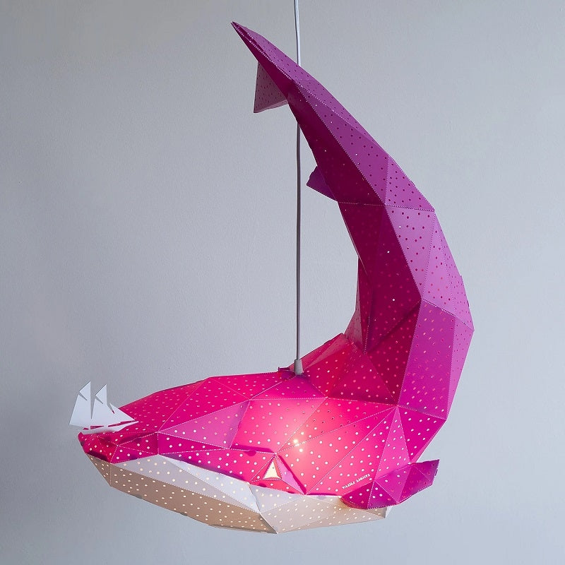 Reusachtig Walvis Lamp Roze