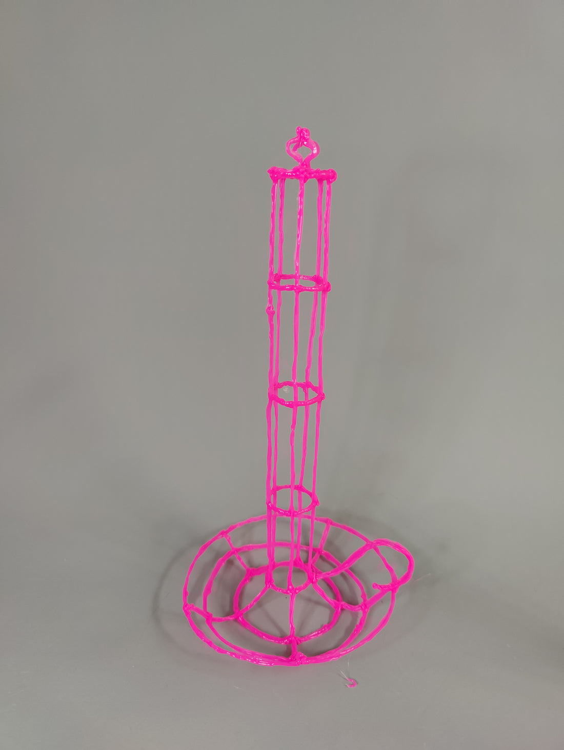 3D draw candleholders - pink