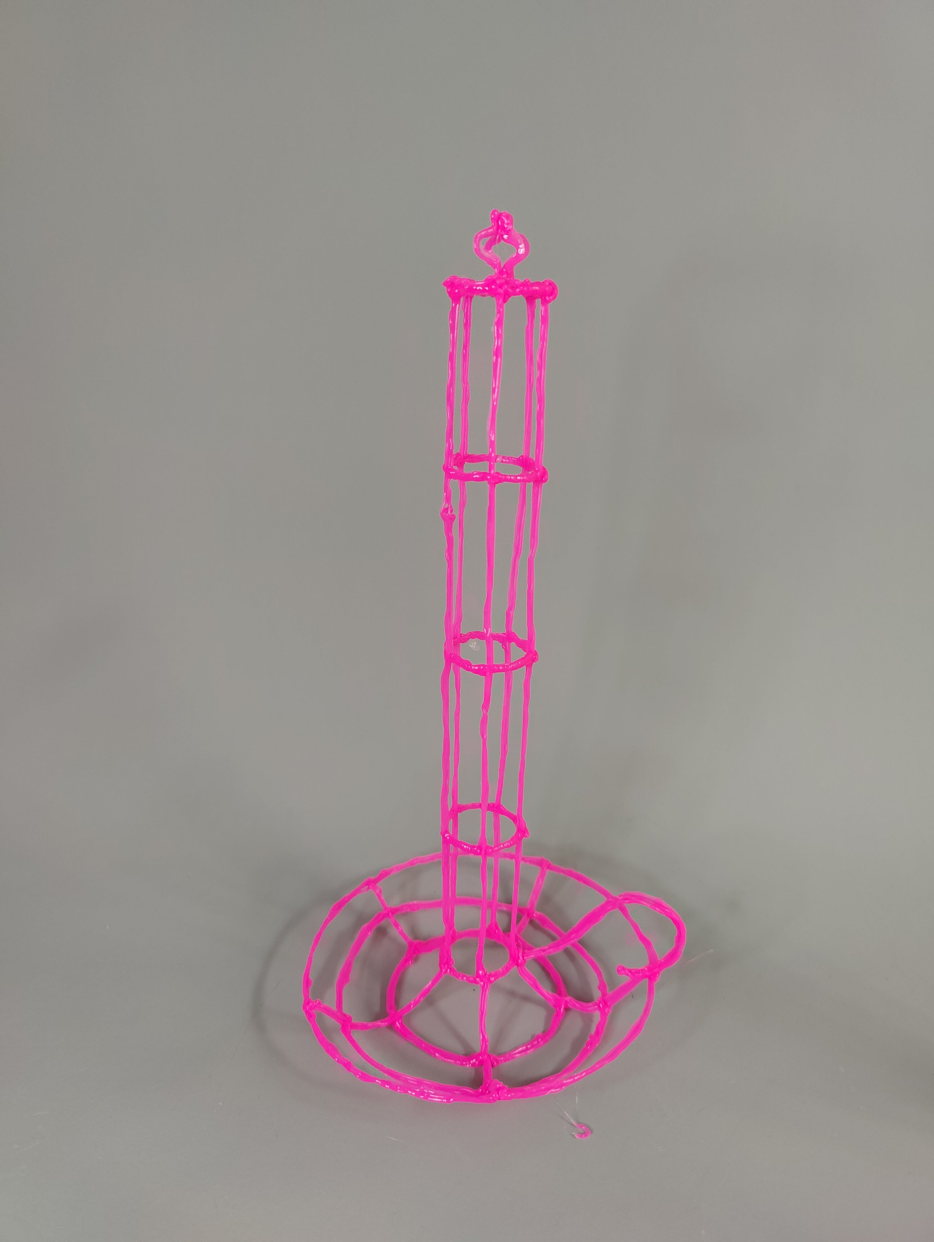 3D draw candleholders - pink