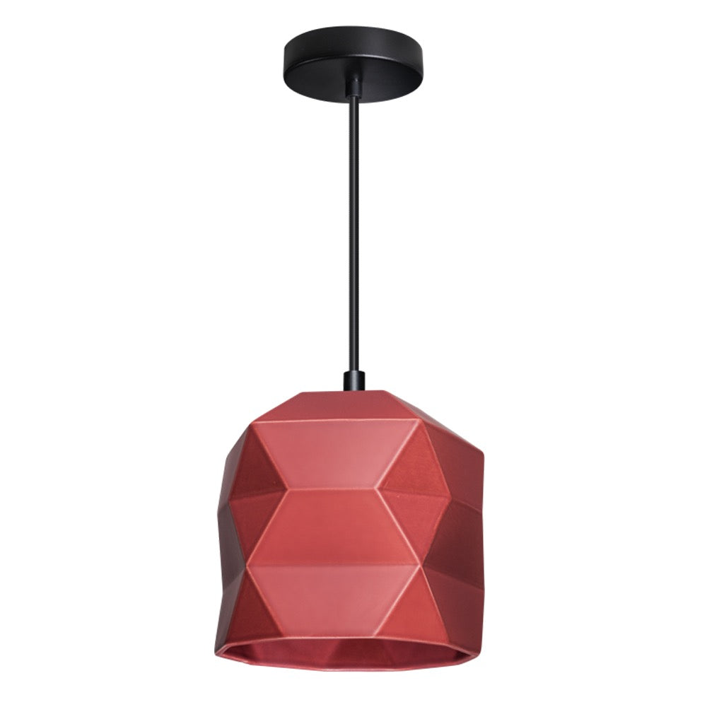 No.45 Hanglamp TRIGAMI rood by Sabine van der Ham