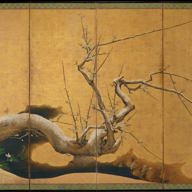 Japanse Art Print - Plum Tree 17e eeuw