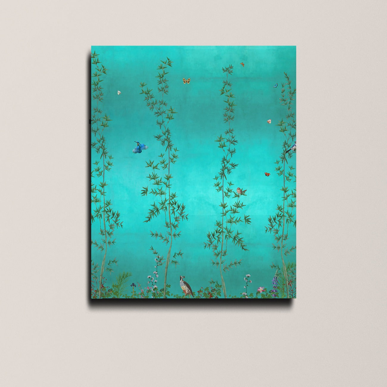 Behangpaneel 140*180 cm Chinois Emerald