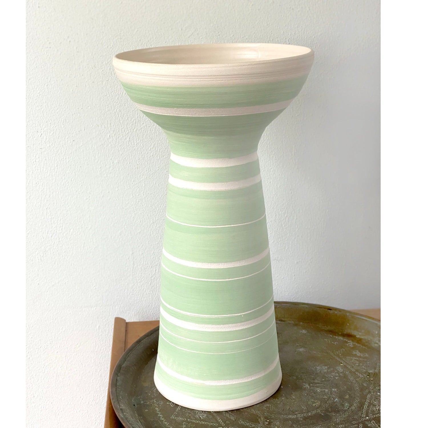 Striped vase - one of a kind