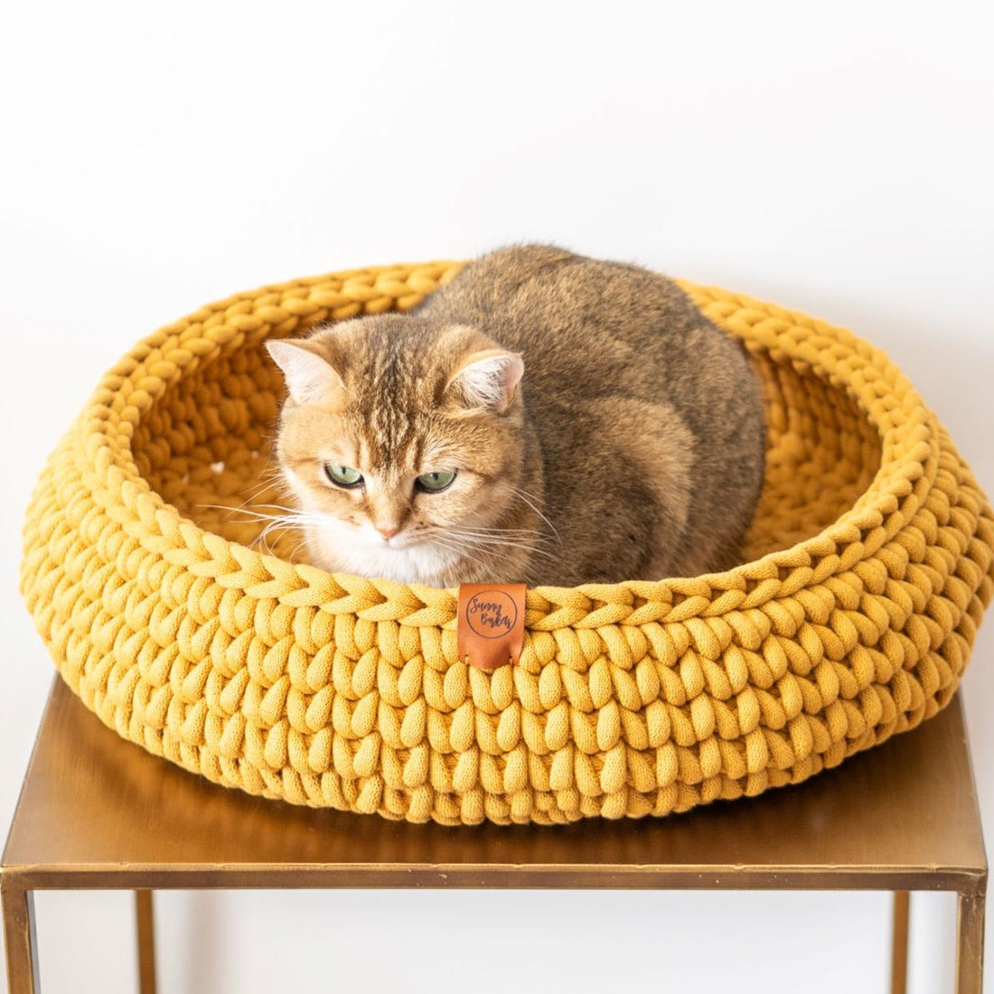 Sunny Basket - Kattenmand Okergeel