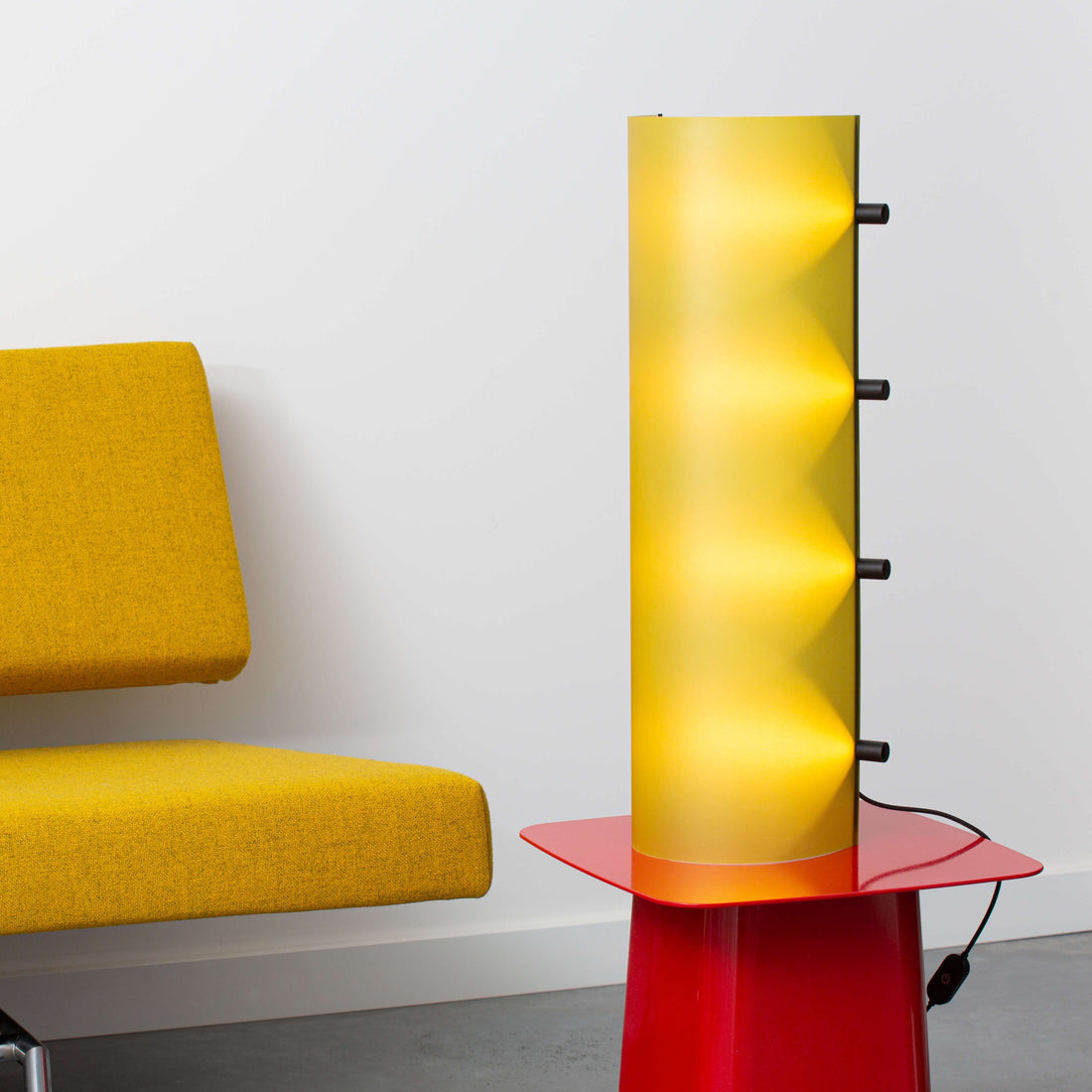 Connection Clamp Lamp 4 - Lemon Yellow