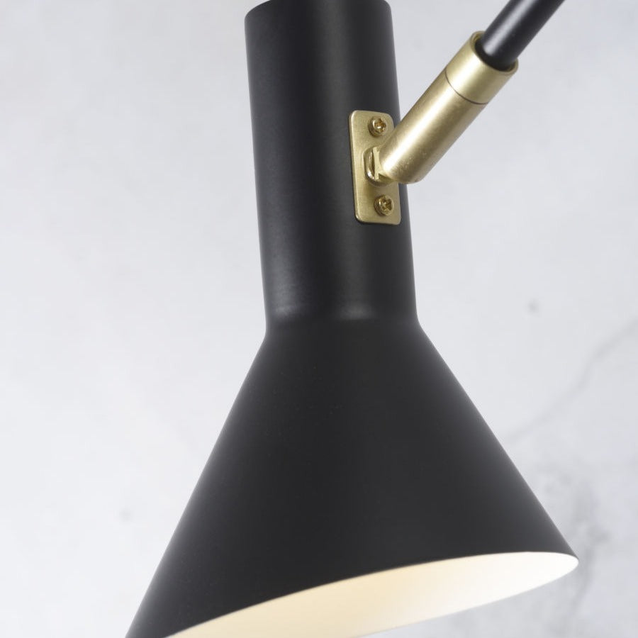 Izmir - hanglamp  zwart - goud