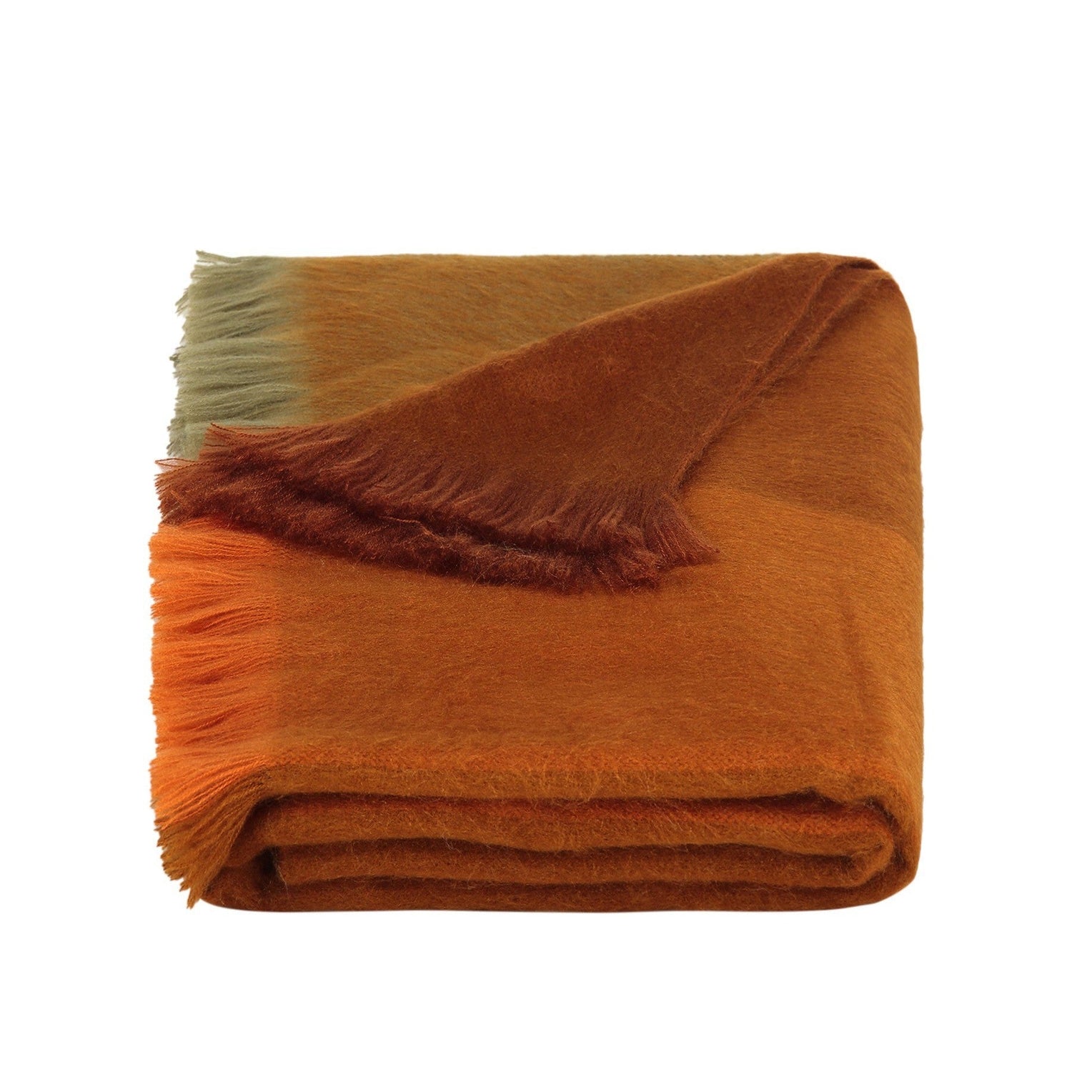 Scarf Striped Cinnamon/Terracotta/Brown