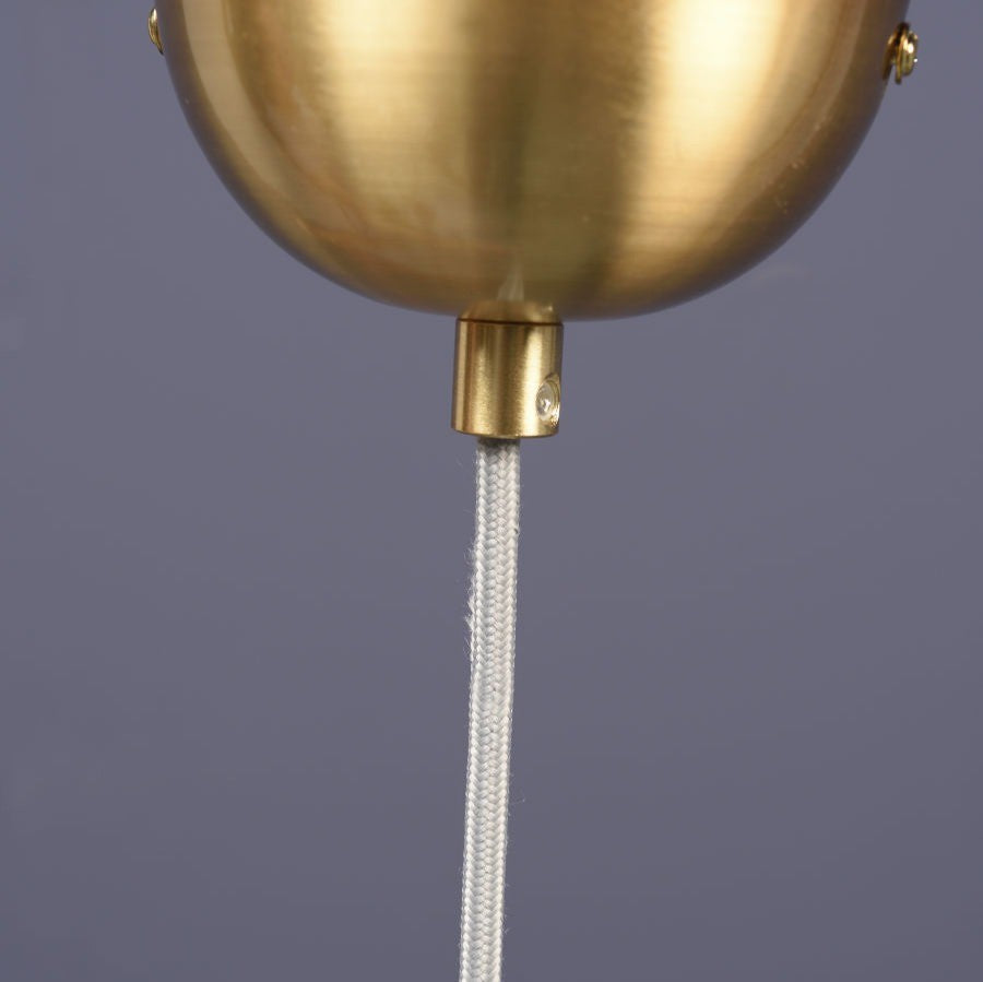 BRUSSELS - hanglamp - transparant - goud