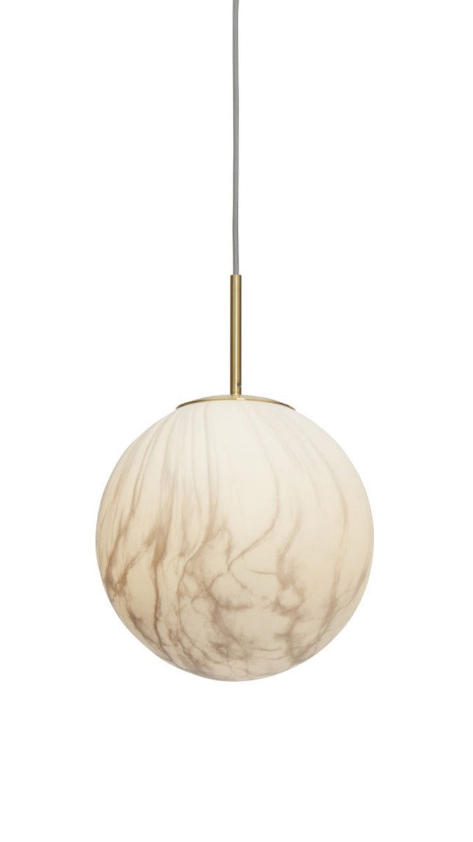 Carrara - hanglamp - marmerprint - goud
