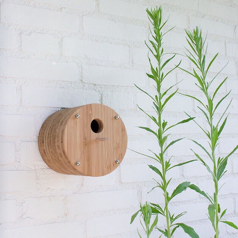 Bamboe Vogelhuisje Fly Inn - Wand model