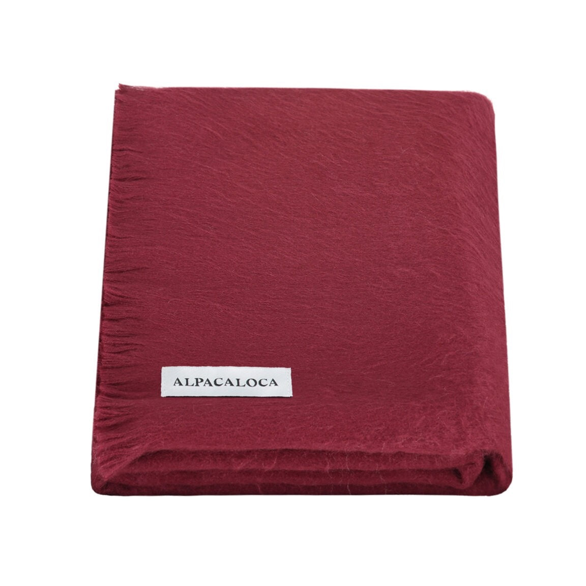 Scarf Bordeaux Red