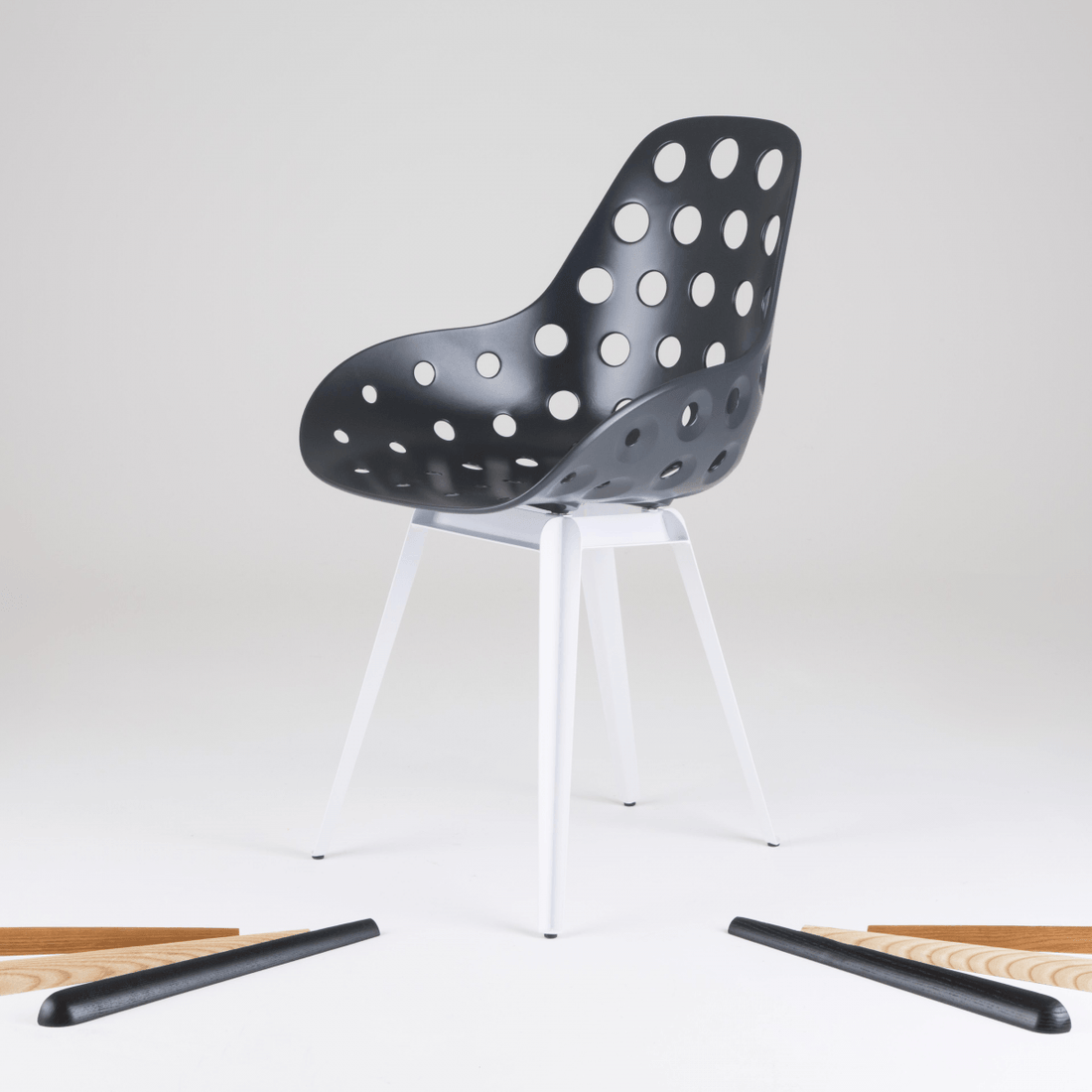Slice stoel ( wit frame )