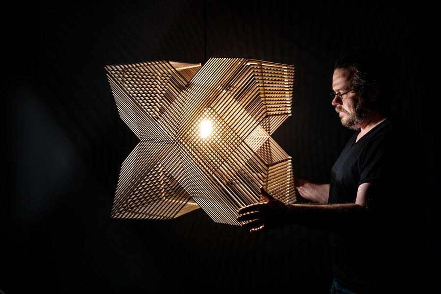 No.41 Hanglamp Angles XL by Alex Groot Jebbink
