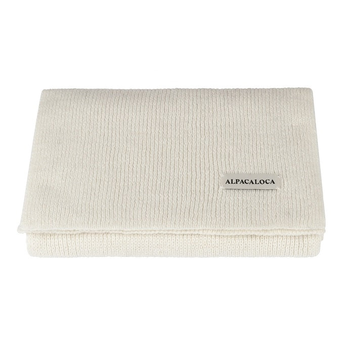 Knitted Scarf Off White