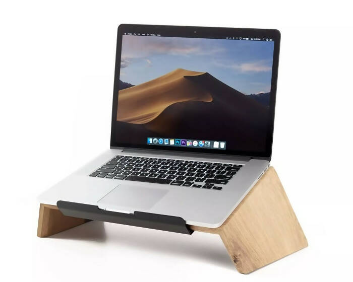 Houten Laptopstand – standaard – Eikenhout