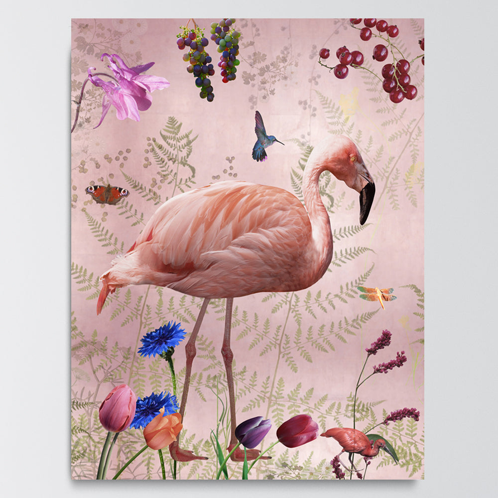 Behangpaneel 140*180 cm Audubon Pink