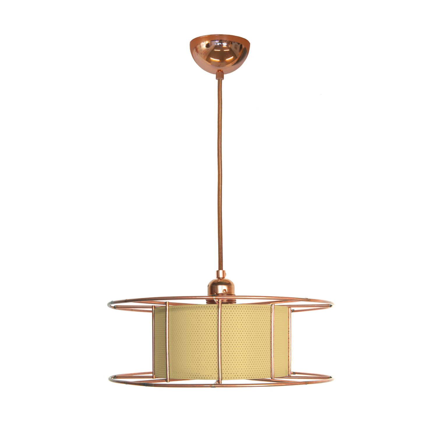 Hanglamp SPOOL Classic Koper - Geel