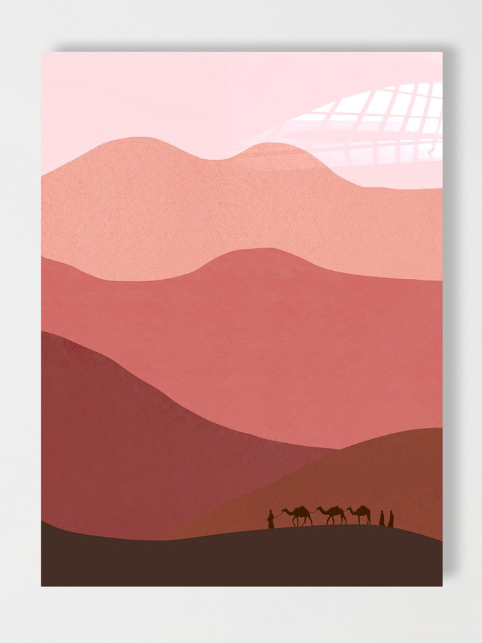 TRAVELING THE PINK DESERT - Staand
