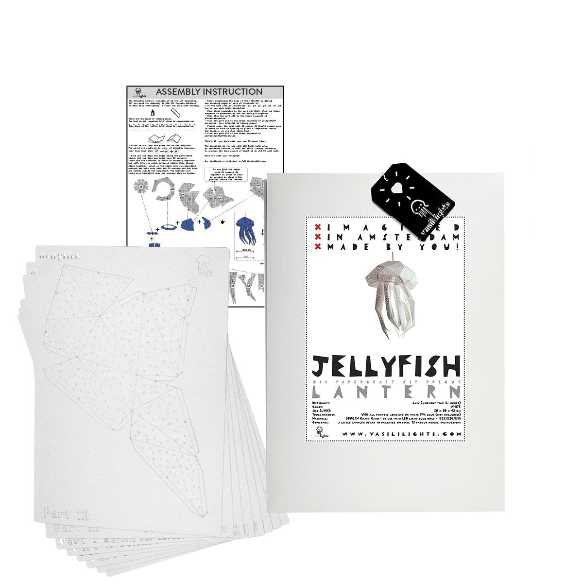 Jellyfish Paper Lantern Wit