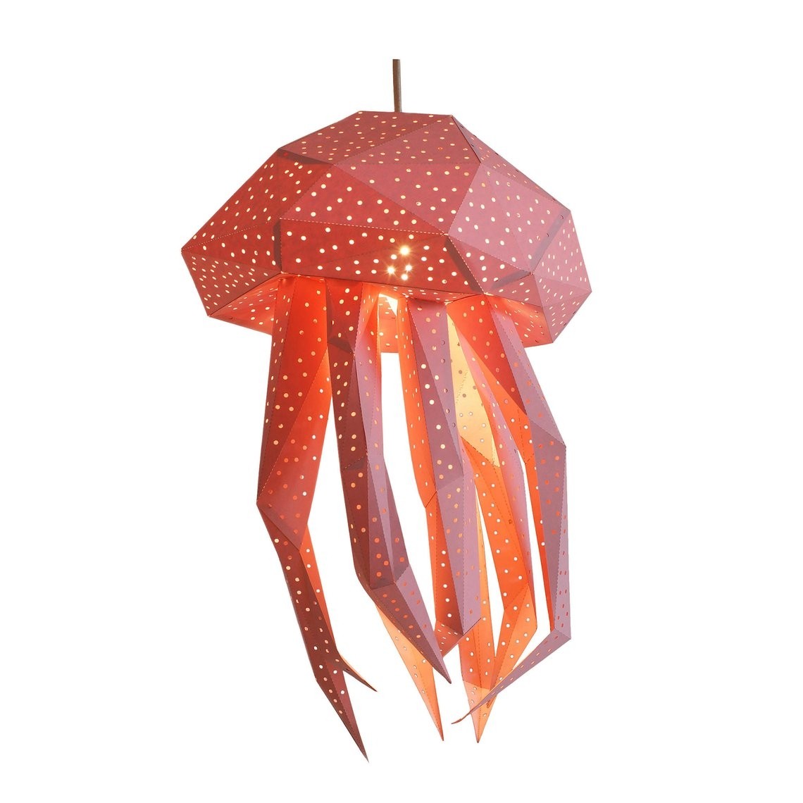 Jellyfish Paper Lantern Roze